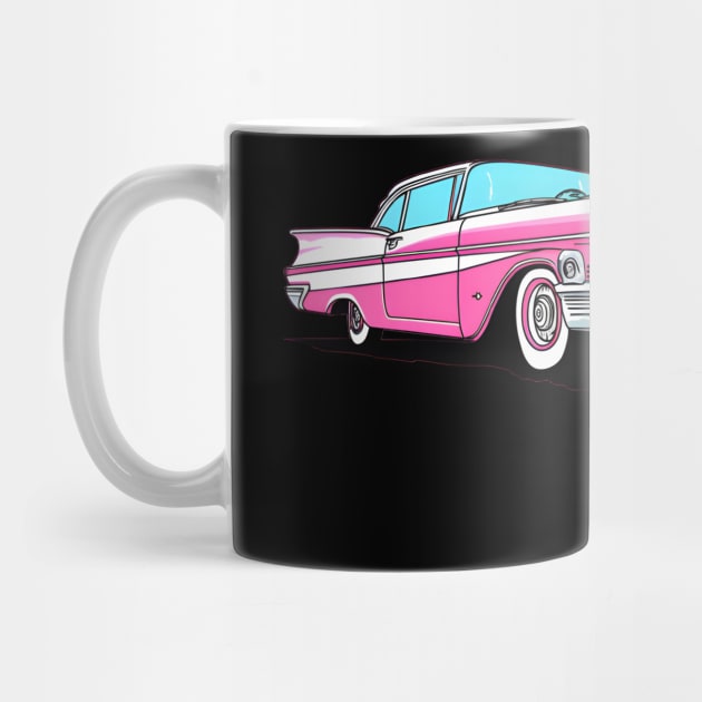 Vintage Pink Cadillac by ygxyz